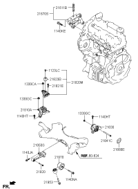 218302W300-BRACKET ASSY-TRANSAXLE MTG