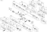 49500A6400-JOINT ASSY-CV LH