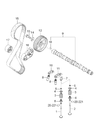 2221127001-VALVE, INTAKE