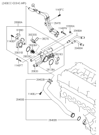 256202G411-CASE-THERMOSTAT