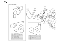 252122E800-V-RIBBED BELT