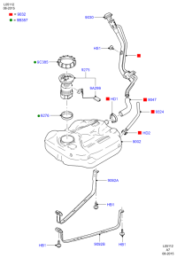 4M519032DB-Tube-oil filler pi
