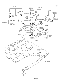 2546037101-PIPE & O-RING ASSY-W/INLET