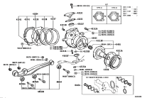 0443460130-GASKET KIT, FRONT AXLE OVERHAUL