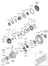 4573739840-BEARING-TRANSFER DRIVEN GEAR