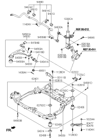 624051D500-CROSSMEMBER COMPL(ASSY)