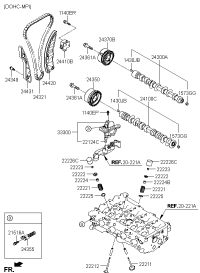 242002B675-Camshaft assy-exhaust