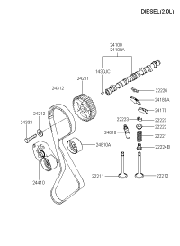 2223127000-Adjuster assy-rocker arm lash