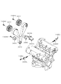 243563E000-VALVE-OIL CONTROL,RH