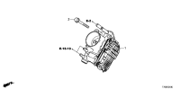 164005K1A01-Throttle body, electronic control