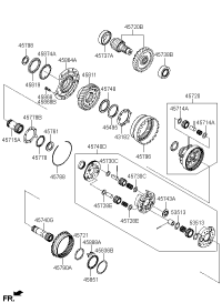457203B621-GEAR KIT-ATA TRANSFER DRIVEN