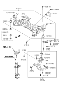 545002P100-ARM COMPLETE-FR LWR,LH