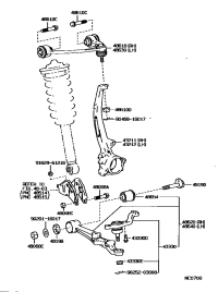 4321150010-KNUCKLE, STEERING, RH