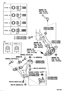 4321108030-KNUCKLE, STEERING, RH