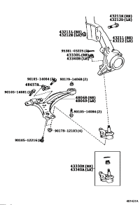 4806933030-LOWER ARM LH
