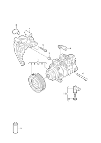 4M0820803L-COMPRESSOR,AIR CON