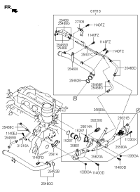 254603C500-INLET,WATER PUMP