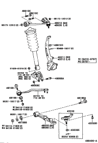 4334059045-JOINT ASSY, LOWER BALL, FRONT