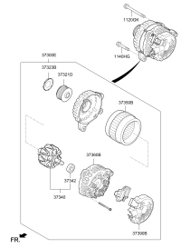 373222B160-PULLEY ASSY