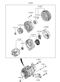 3730037800-GENERATOR ASSY