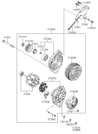 3730023620-GENERATOR ASSY