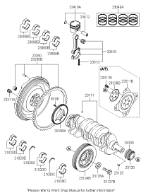 2102025100-BEARING PAIR SET-CRANKSHAFT