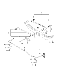 CROSSMEMBER ASSY-RR