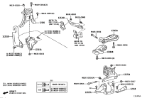122810Y090-HANGER, ENGINE, NO.1