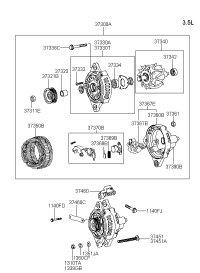 3730039400-GENERATOR ASSY