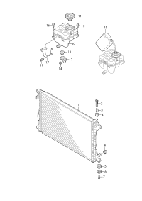 4M0121403G-EXPANSION TANK- AUDI-Q7/TOUREG