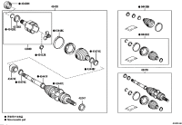 43420F4060-SHAFT ASSY, FRONT DRIVE, LH