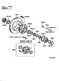 4351260090-DISC, FRONT