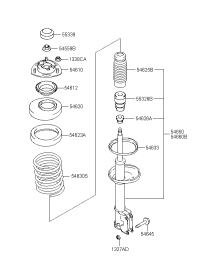 546102C000-Insulator assy-strut