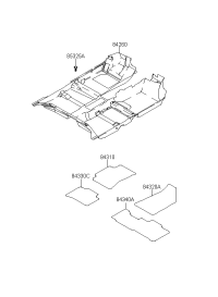 842702D000ZZ-CARPET ASSY-FLOOR