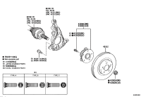 43512F4030-ROTOR DISC BRAKE *