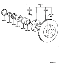 9031150008-SEAL, OIL (FOR FRONT AXLE HUB),RH/LH