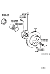9036949002-BEARING (FOR REAR AXLE SHAFT),RH/LH