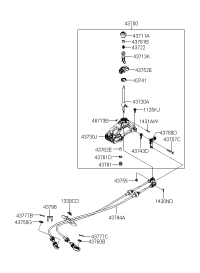 437003K000-LEVER COMPLETE-GEAR SHIFT