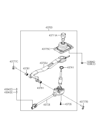 437112M1009P-KNOB-GEARSHIFT LEVER