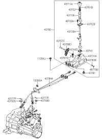 437112H200M5-KNOB-GEARSHIFT LEVER