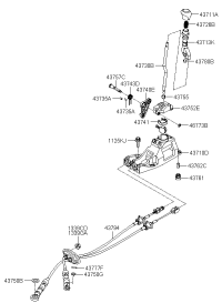 437111G000FZ-KNOB-GEARSHIFT LEVER