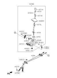 437113X300RY-KNOB-GEARSHIFT LEVER
