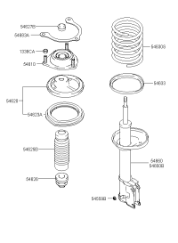 546102D100-Insulator assy-strut