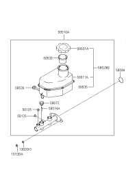 585112D300-RESERVOIR-MASTER CYLINDER
