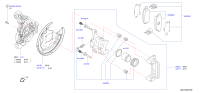 D40605RF0B-PAD KIT-DISC BRAKE