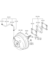 5911008600-BOOSTER ASSY, BRAKE