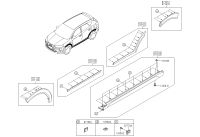 87711F8500CA-Garnish assy-fender side, lh