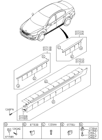 877113R110-MOLDG ASSY-W/LINE FR