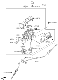 467213S100-LEVER ASSY-GEAR SHIFT