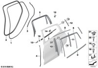 51767437805-Joint seal B pillar lh